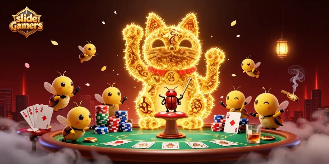 Engage with slidegamers' thrilling gameplay showcasing vibrant casino action and rich visuals.