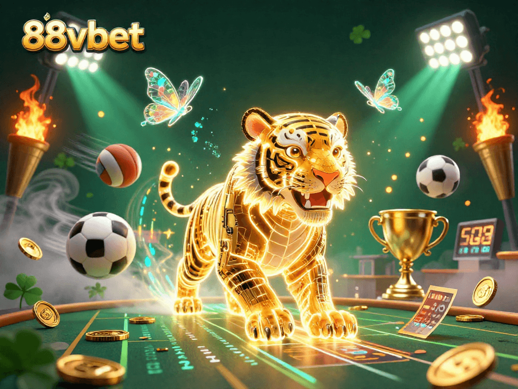 Experience thrilling online betting moments with 88vbet's vibrant casino scene, featuring dynamic sports elements.