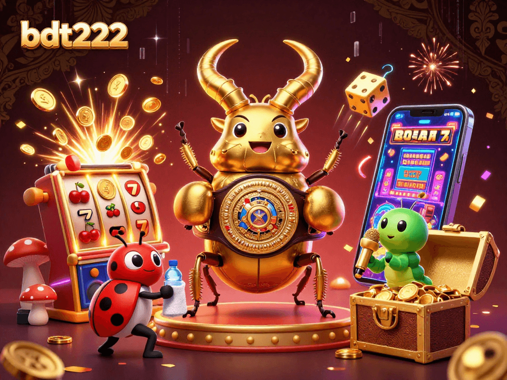 Engage with thrilling gaming experiences at bdt222 with vibrant slot machine action and dynamic characters.