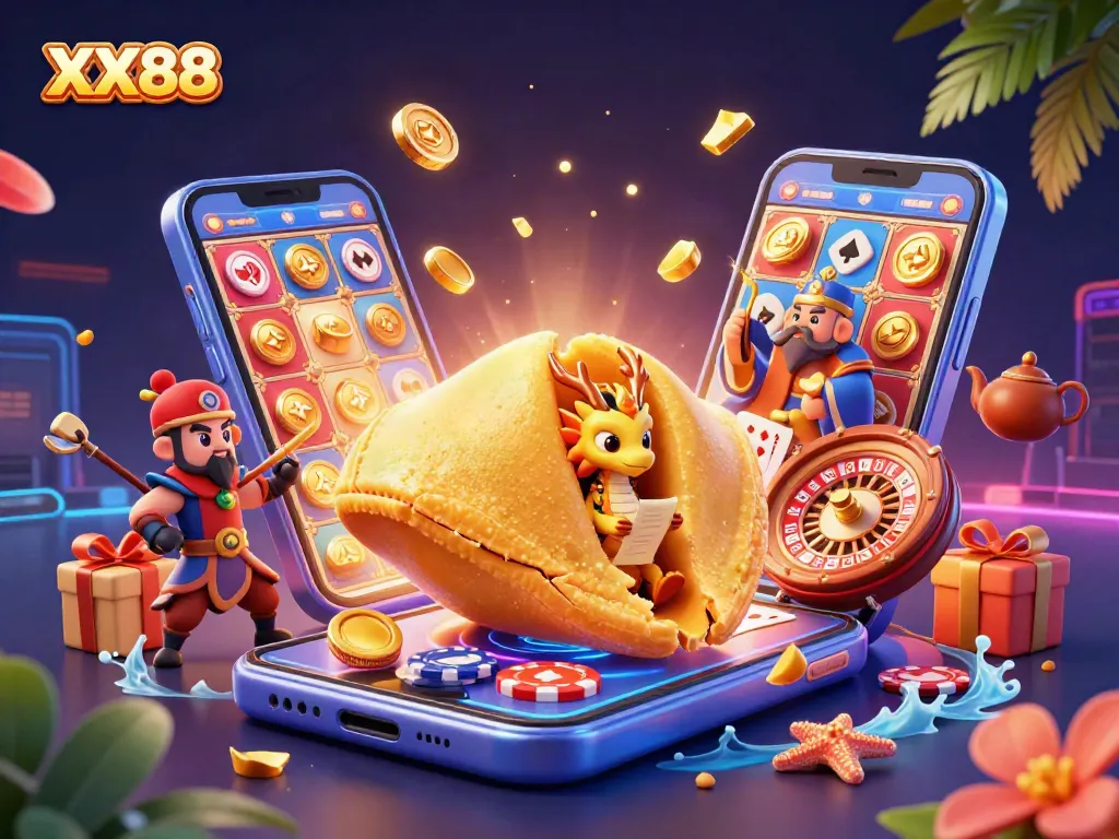 Join the lively XX88 casino scene with vibrant games and golden treasures.
