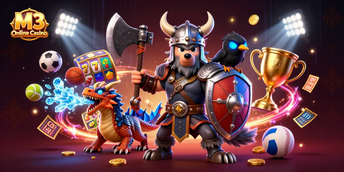 Experience the thrill of M3 Online Casino with epic characters and dynamic gaming elements.