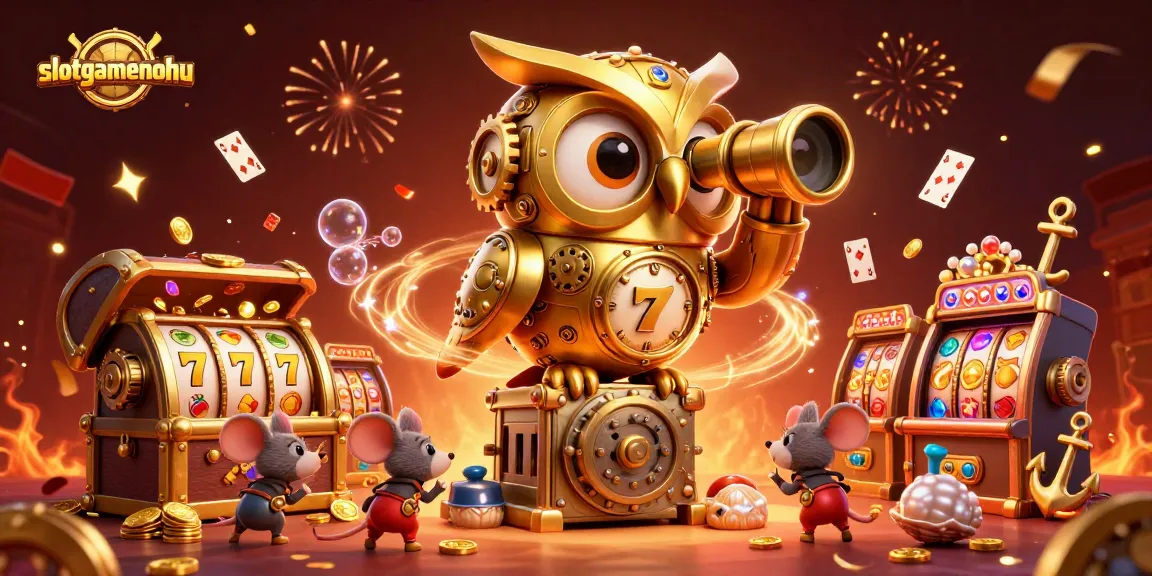 Experience thrilling gameplay action at slotgamenohu with a vibrant casino illustration featuring dynamic elements.