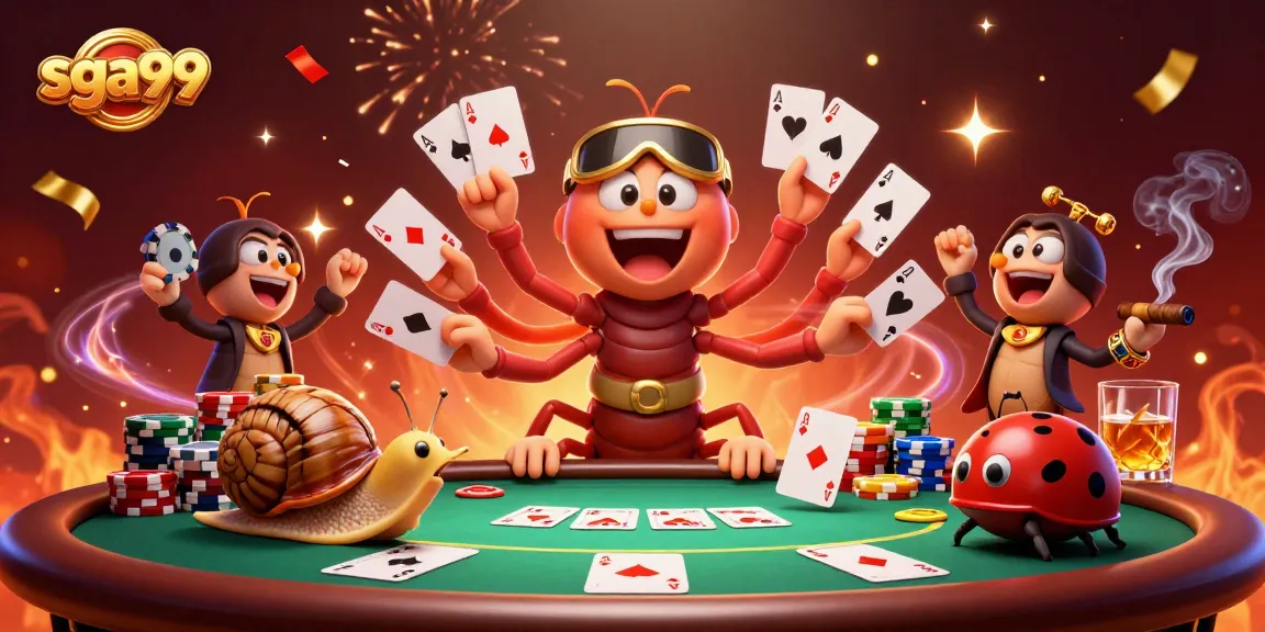 Spin the reels with sga99's vibrant casino characters and dynamic gaming elements in action!