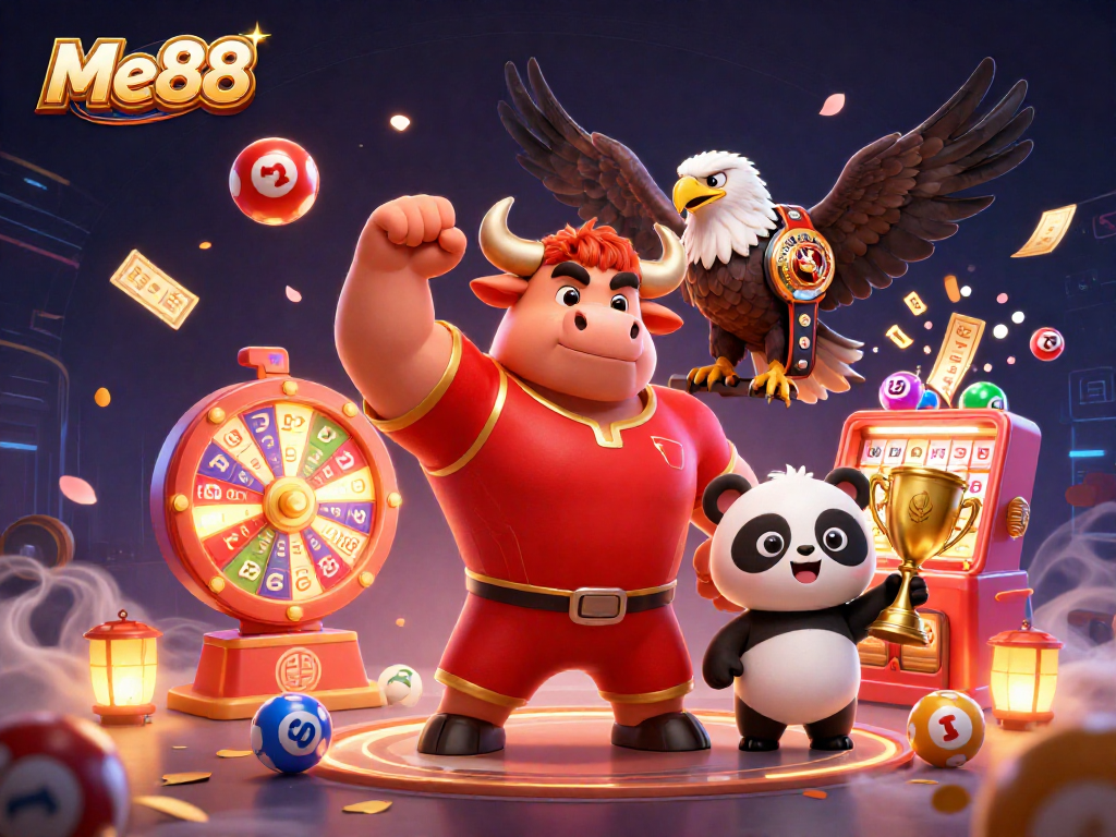 Experience thrilling jackpots with Me88's vibrant gaming scene filled with luck and excitement.