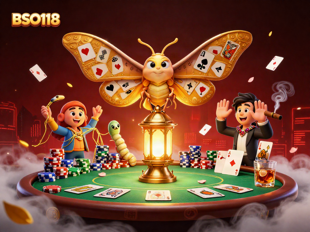Engage in thrilling casino activities with BSO118 featuring an interactive poker scene.