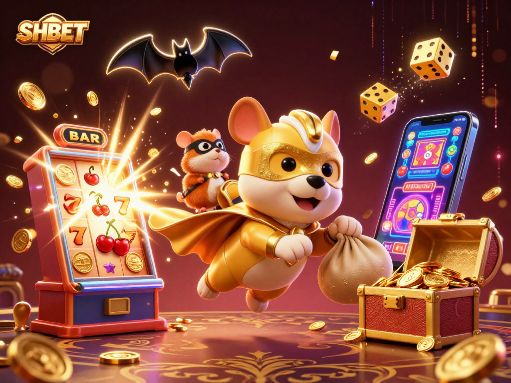 Engage in winning strategies at SHBET's vibrant casino with superhero theme and jackpot excitement.