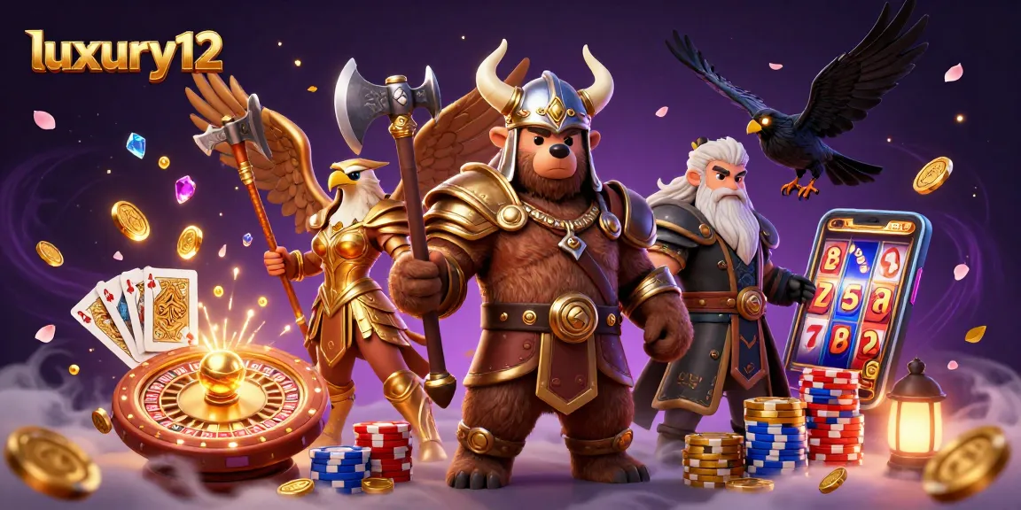 luxury12 menangkan jackpot dengan Viking dan elang di kasino virtual yang megah