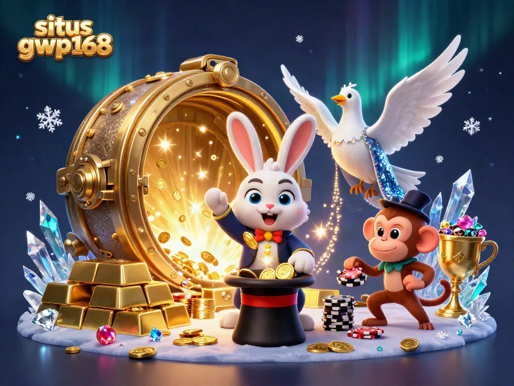 Rasakan pengalaman memenangkan hadiah di situs gwp168 dengan ilustrasi 3D yang menarik.