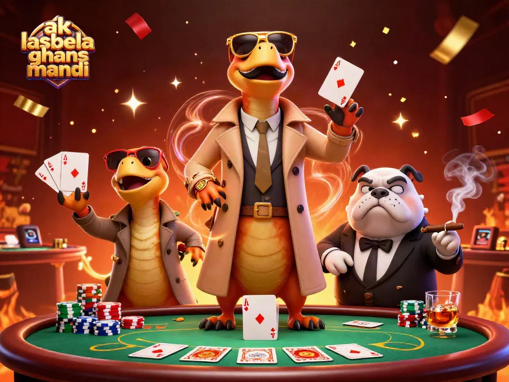 Engage with ak lasbela ghans mandi in a lively poker scene full of dynamic elements.