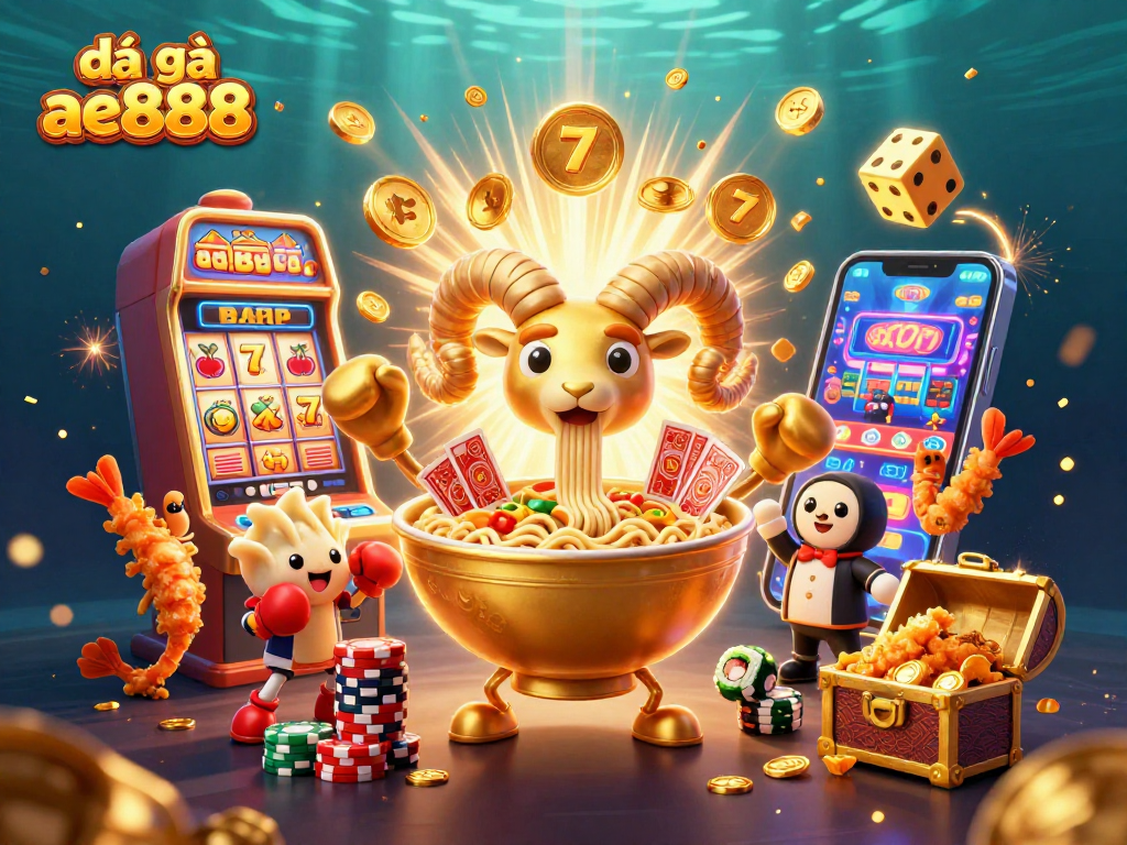 Engage in thrilling đá gà ae888 challenges with vibrant casino characters and dynamic gaming elements.