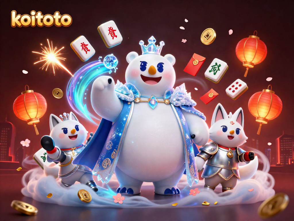 Koitoto polar bear and snow fox celebrate winnings with festive casino elements