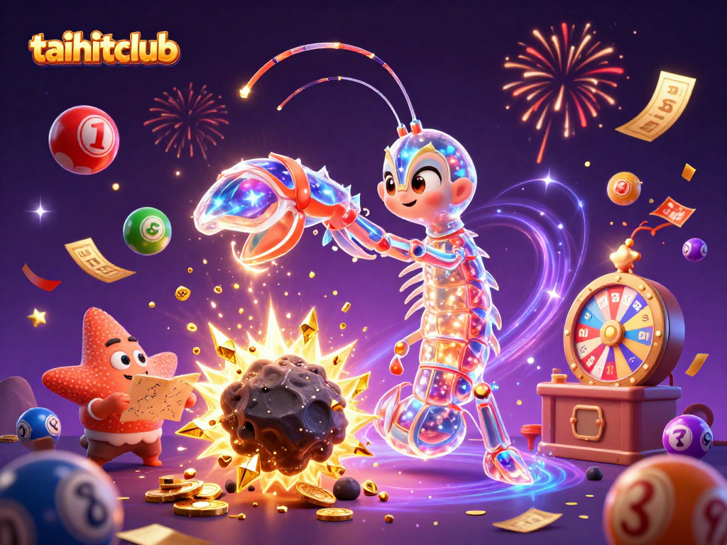 Engage with taihitclub's vibrant lottery scene featuring colorful lottery elements and dynamic action.