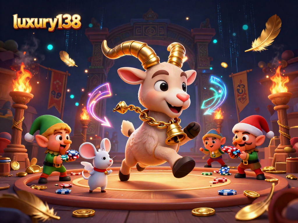 Luxury138 memberikan suasana kasino yang meriah dengan Krampus, tikus juga dan gremlin mencuri chip.