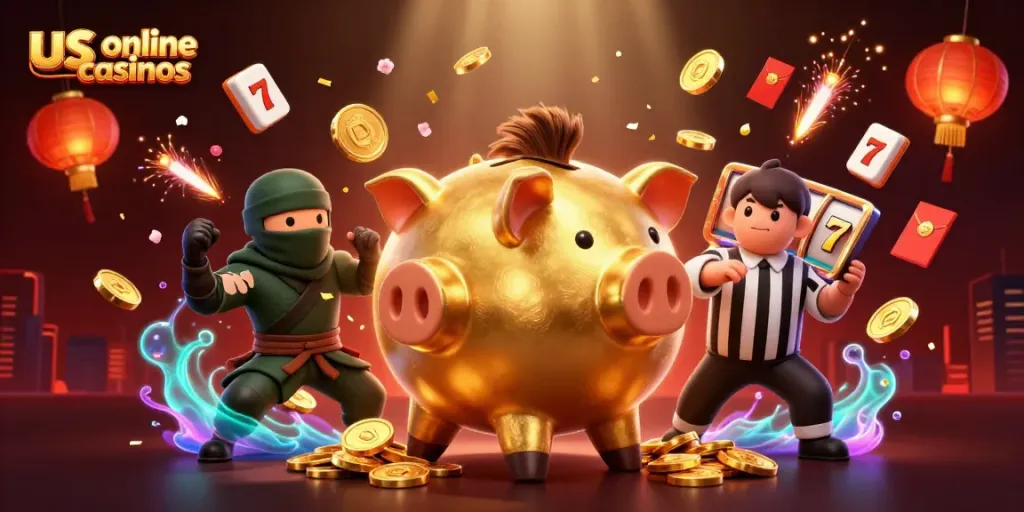Join the excitement of us online casinos with dynamic characters and vibrant gaming elements!