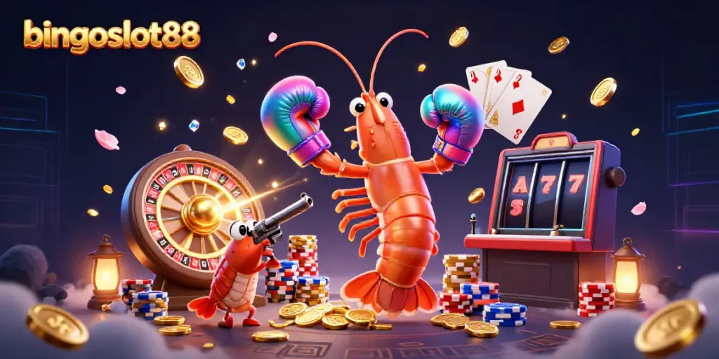 Gali keseruan bingoslot88 dengan suasana kasino yang penuh warna dan simbol keberuntungan