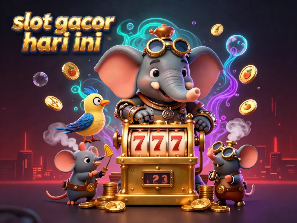 Melihat mesin slot dengan karakter steampunk dan jackpot hingga slot gacor hari ini.