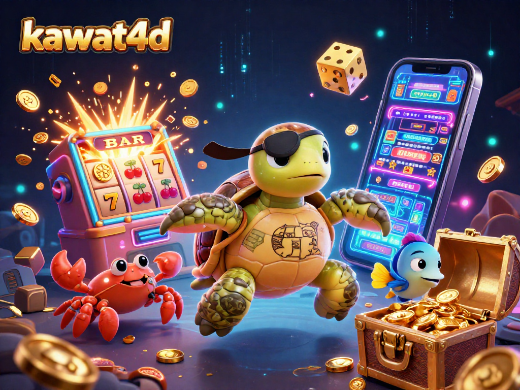 Menangkan di kawat4d sambil bermain slot dengan karakter unik dan elemen kasino yang menakjubkan.