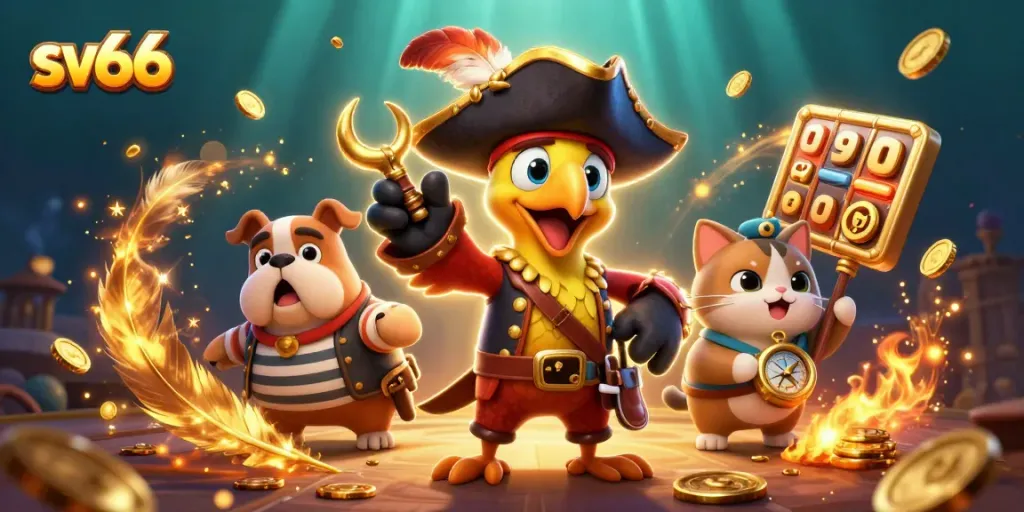 Engage with sv66's thrilling slot adventures featuring pirate-themed characters and interactive elements.