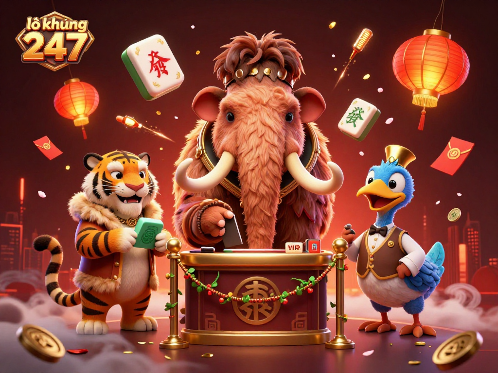 Join the thrilling adventures of lô khung 247 in an exciting casino scene with VIP characters.