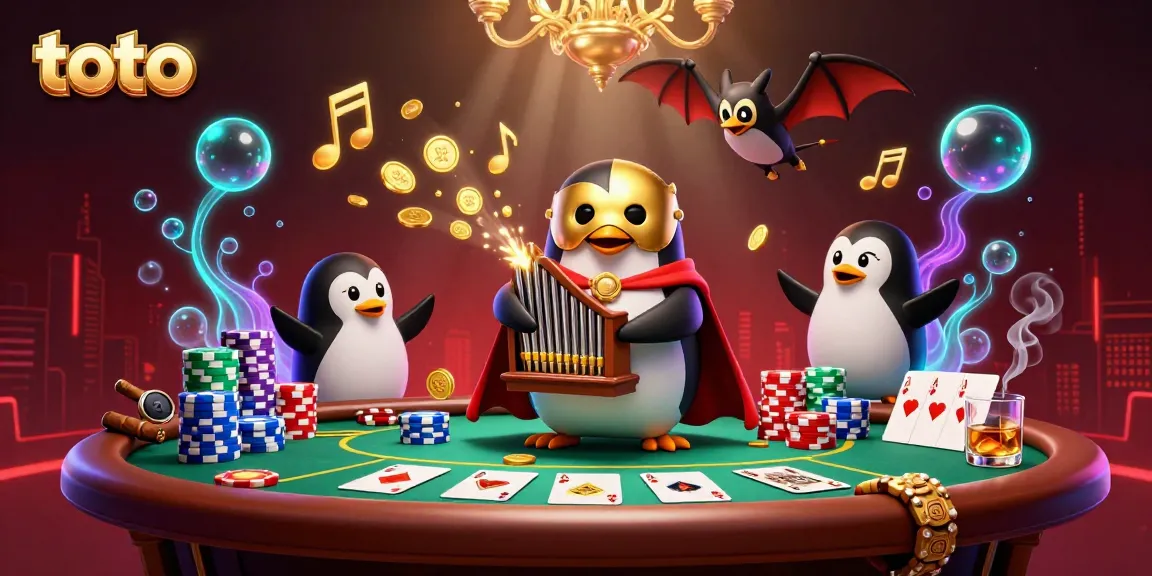 Menangkan toto dengan kartun penguin beraksi di kasino, mempersembahkan momen berkesan.