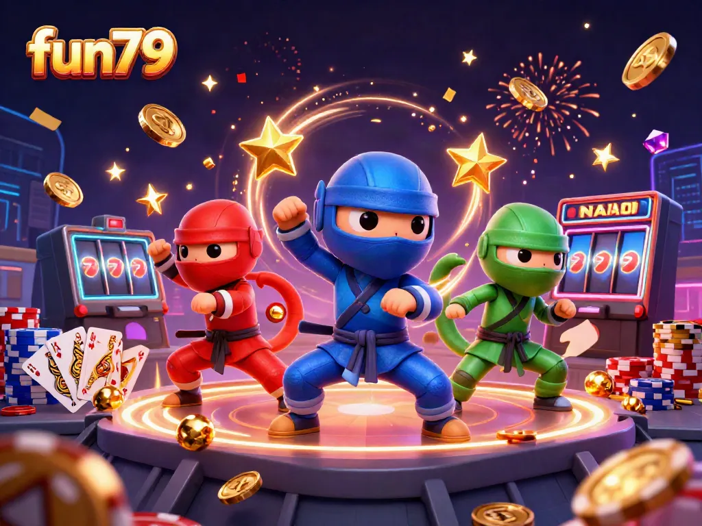 Experience winning strategies at fun79 with an exciting casino adventure featuring dynamic illustrations.
