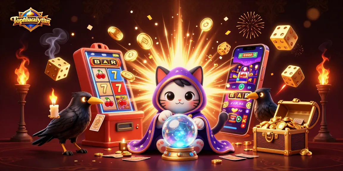 Engage with topnhacaiuytinn's vibrant casino scene featuring mystical characters and dynamic game elements.