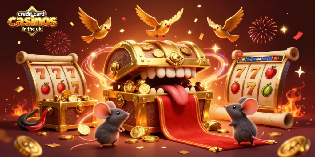 Experience the excitement at credit card casinos in the UK with engaging 3D elements and dynamic visuals.