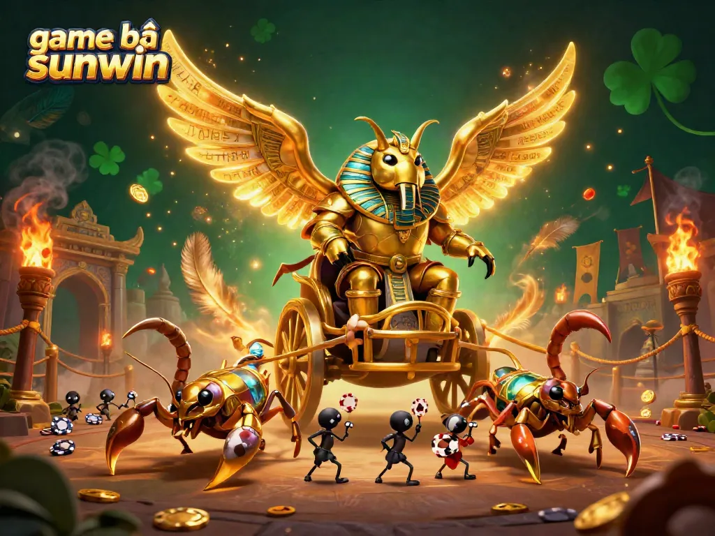 Experience thrilling action with game bài sunwin in a vibrant 3D casino setting featuring unique characters.