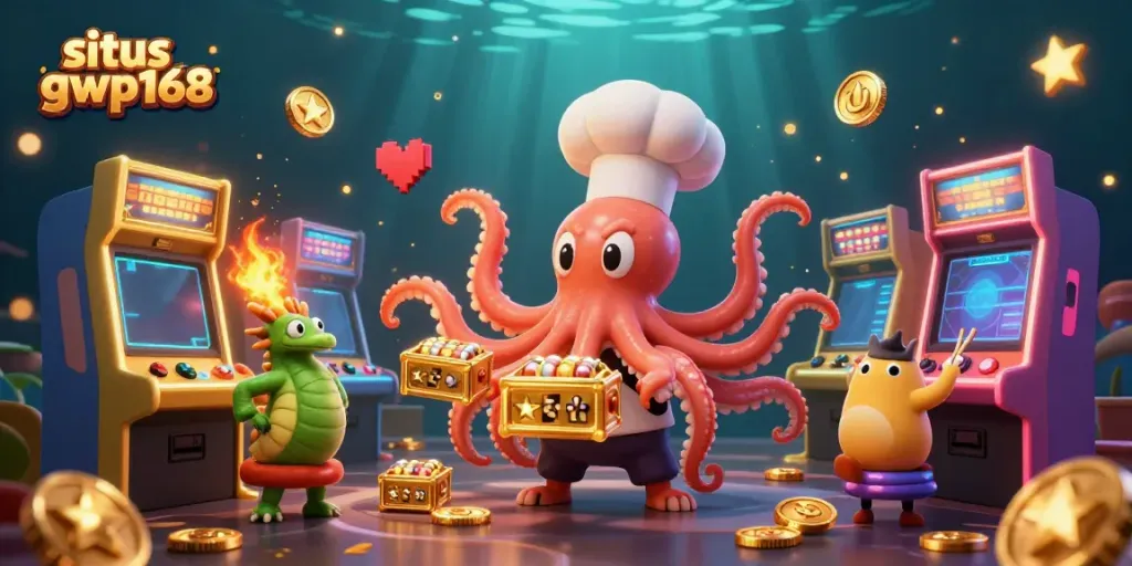 GWP168 menawarkan pengalaman seru dengan permainan slot menarik dan gambar ikonik dalam lingkungan kasino digital.