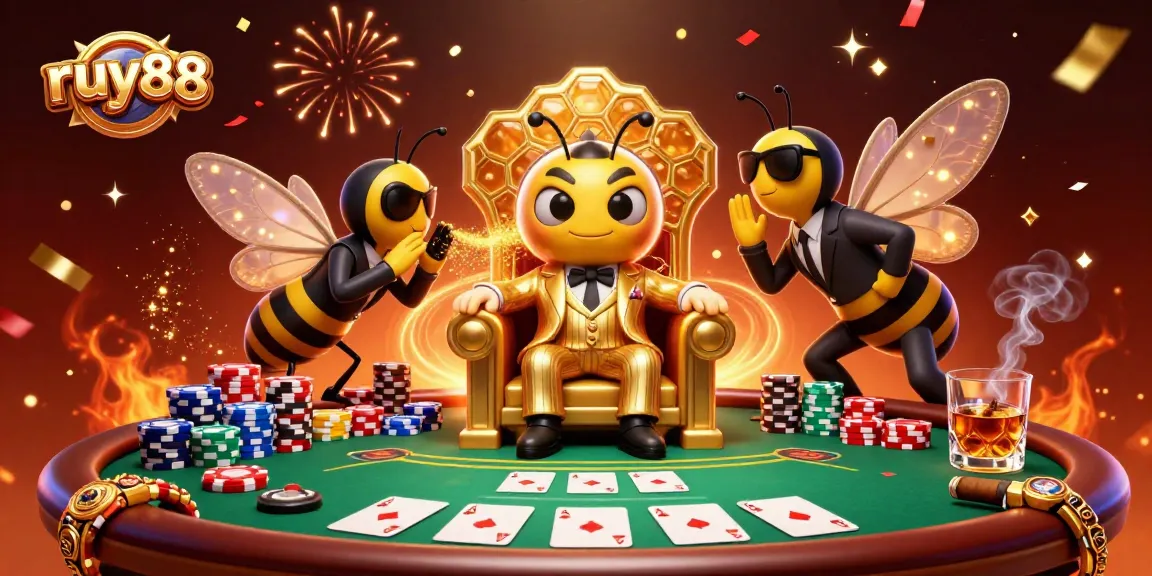 Experience the excitement at ruy88 casino with a thrilling poker showdown featuring vibrant elements.