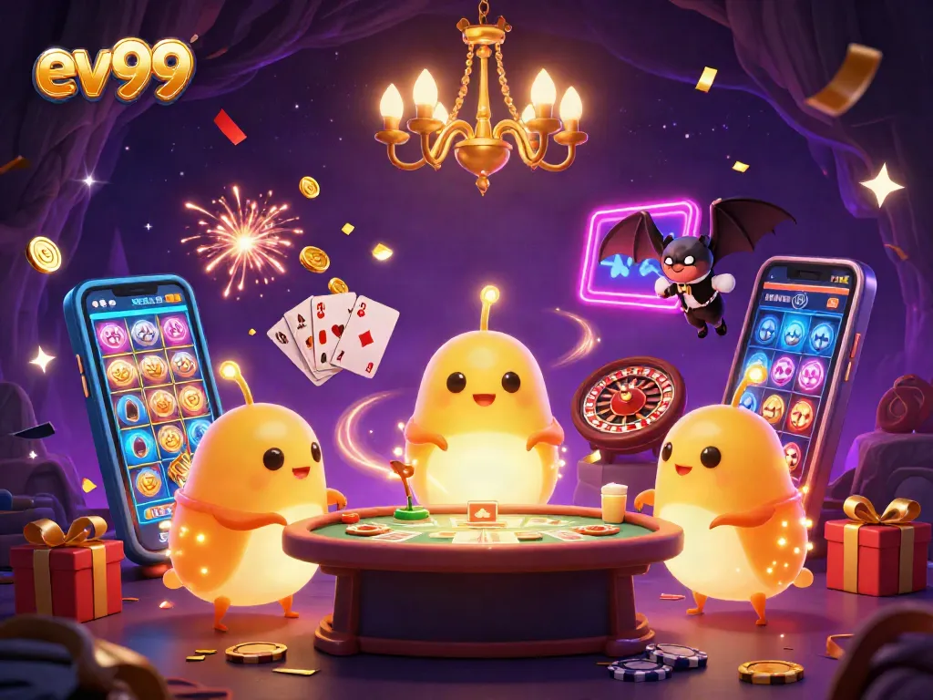 Join the excitement at ev99 casino as glowworms light up the lively game scene!