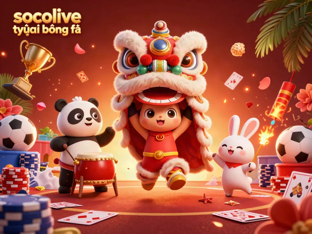Experience the thrill of socolive trực tiếp bóng đá with vibrant characters and dynamic betting elements.