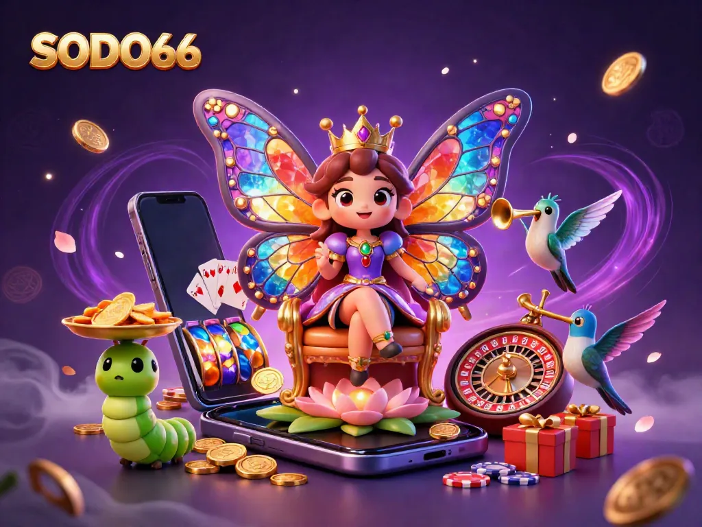 Engage with the vibrant world of SODO66, showcasing colorful gaming elements and dynamic features.