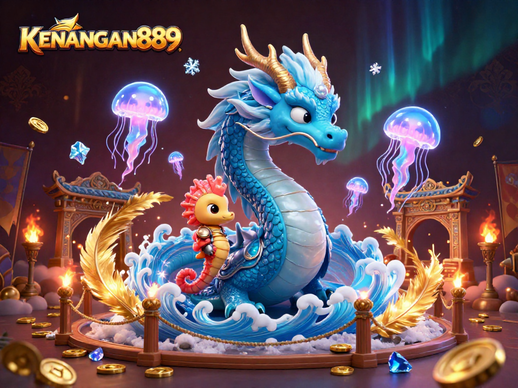 Engage with KENANGAN889's vibrant 3D casino atmosphere featuring dynamic characters and rich details.