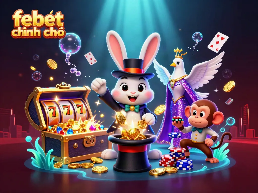 Experience top quality online casino excitement with febet chính chủ, featuring dynamic characters and vibrant game elements.
