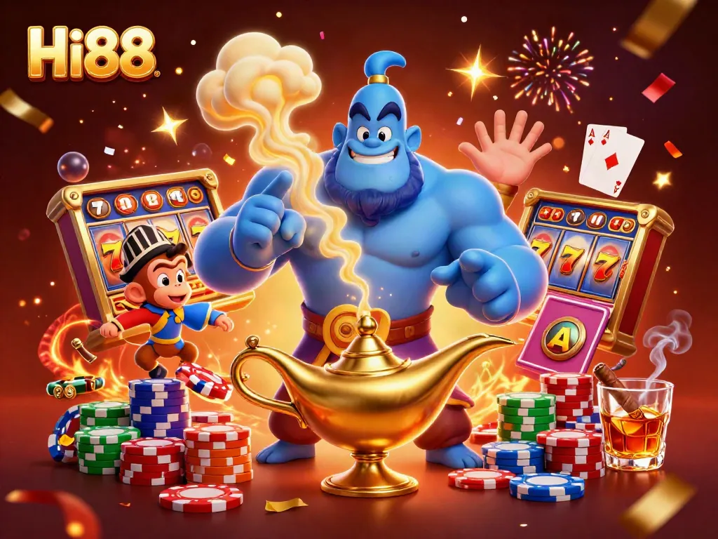 Immerse yourself in Hi88's vibrant casino world with magical elements and exciting gameplay.