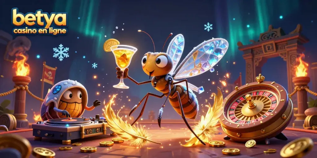 Engage in exciting gameplay at betya casino en ligne with vibrant characters and dynamic elements.