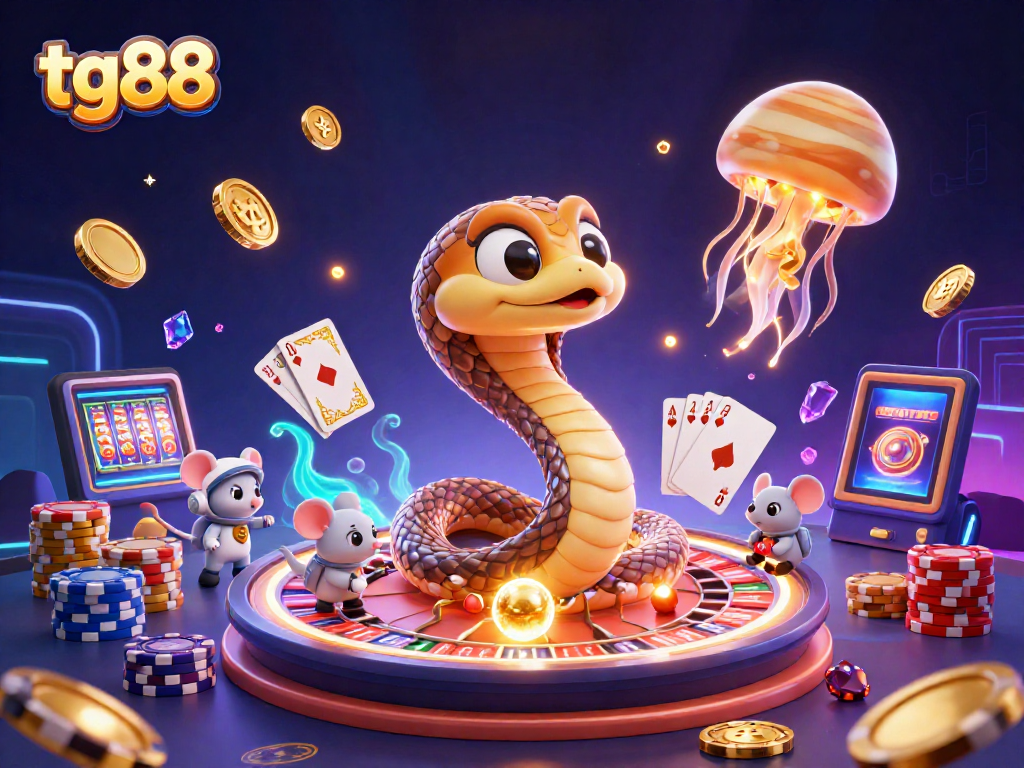 Experience exciting cosmic gaming at tg88 with bets placed by astronaut mice and a golden jellyfish dealer.