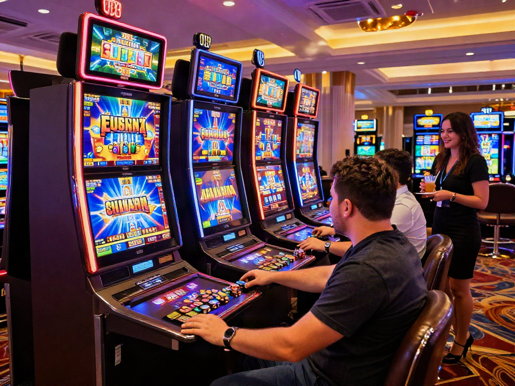 Experience the excitement of slot88 gaming in a vibrant casino setting.