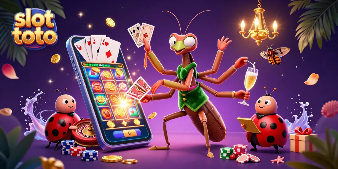 Experience thrilling slot toto action with vibrant characters and dynamic casino elements.
