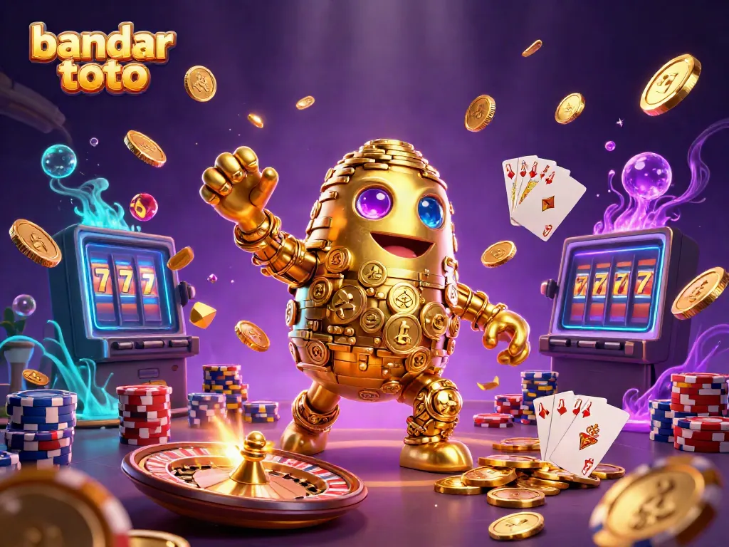 Permainan bandar toto yang menyenangkan dengan karakter unik dan elemen kasino yang menawan.