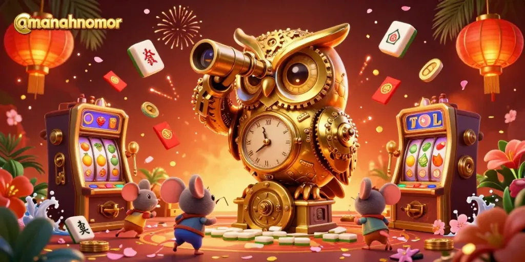 Bermain seru di amanahnomor dengan slot mesin berwarna-warni dan karakter unik di kasino digital.