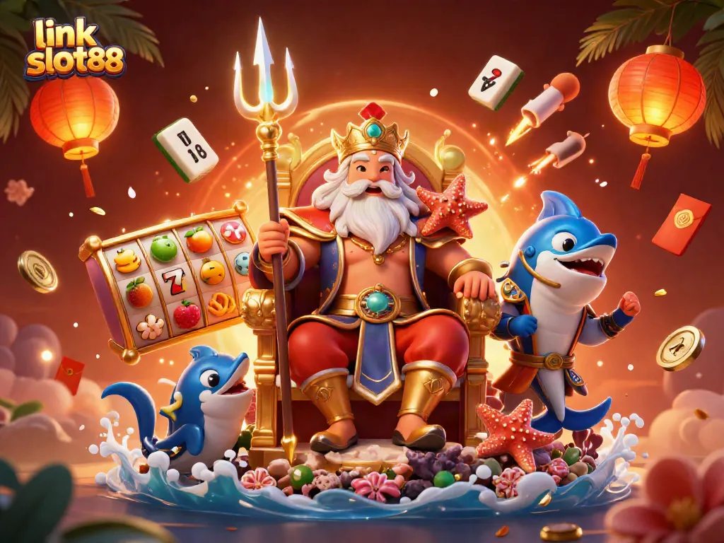 Menangkan besar dengan link slot88 di kasino online, dengan simbol slot klasik dan energi kemenangan.