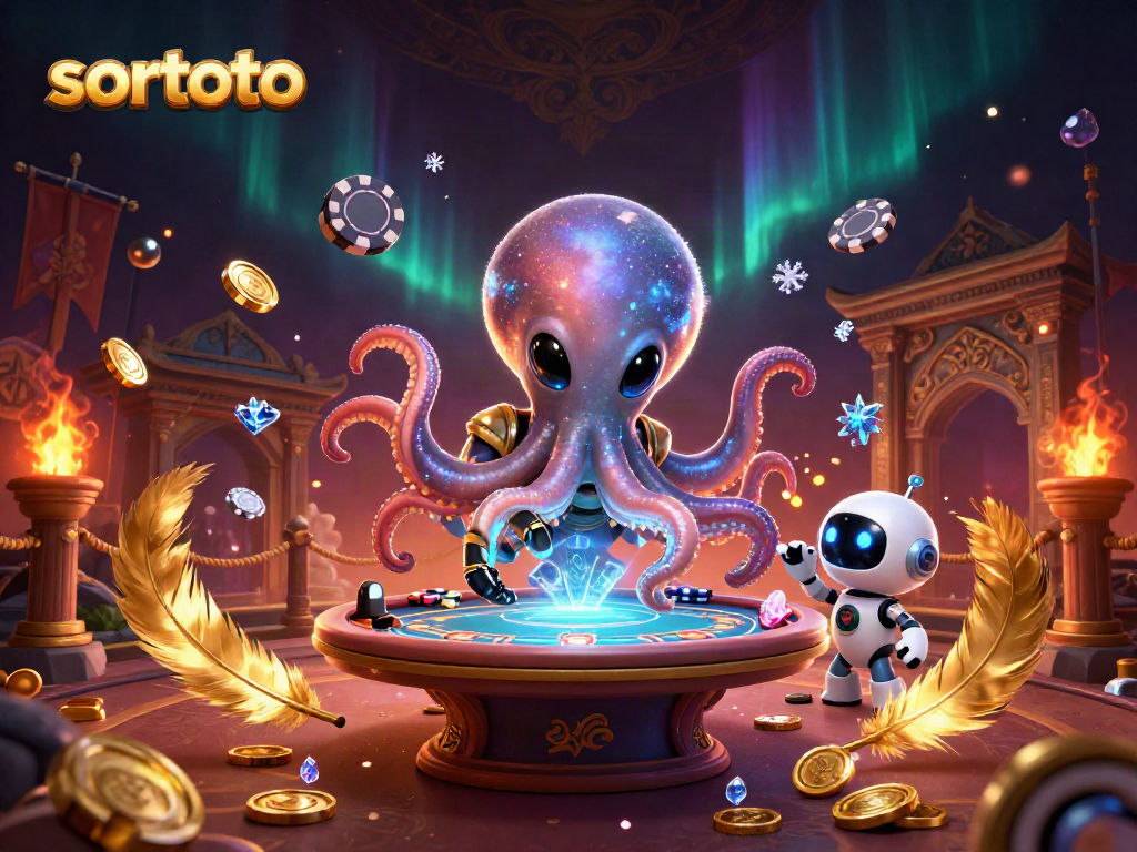 Meraih kemenangan dengan sortoto di papan poker holografis yang dikelilingi efek menakjubkan