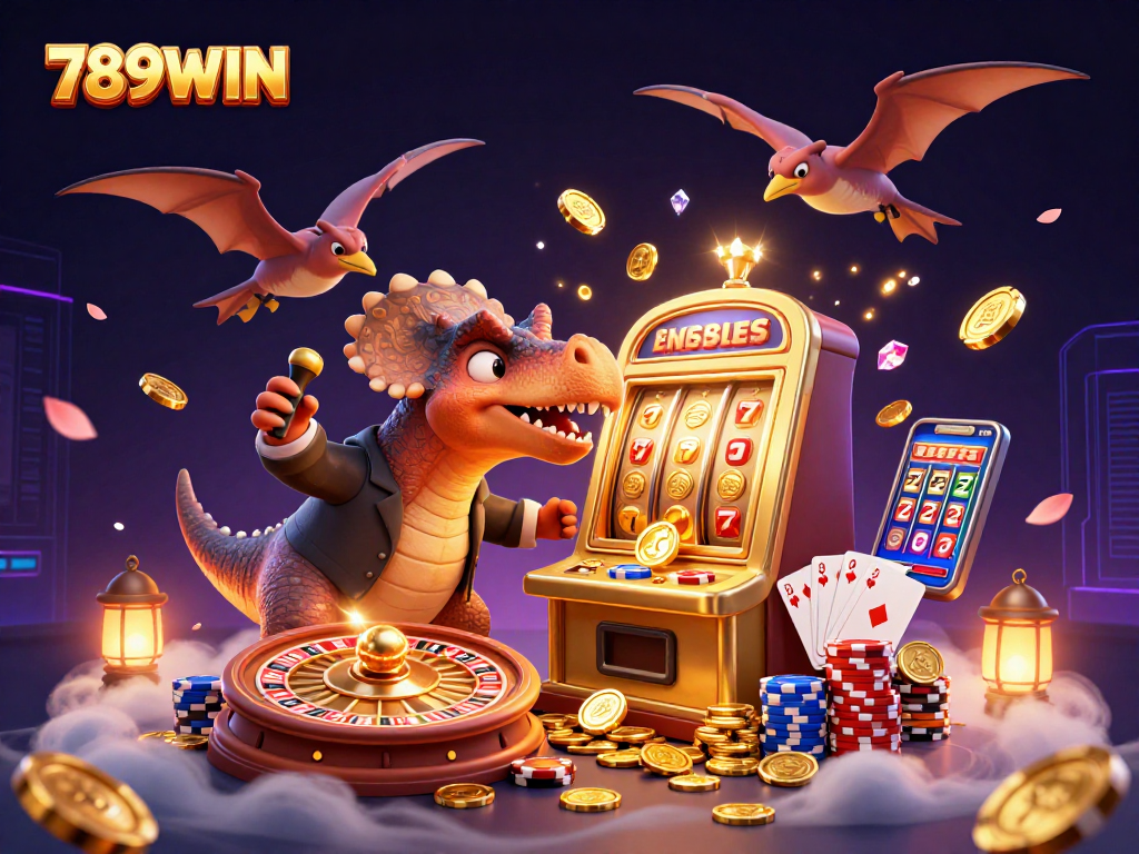 Experience the thrill with 789WIN as the giant pachycephalosaurus hits the jackpot!