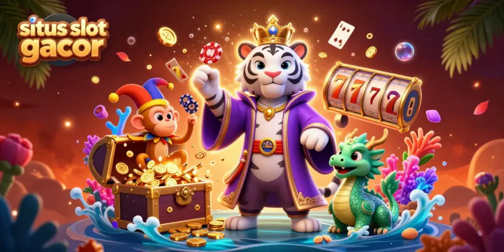 Menangkan jackpot di situs slot gacor dengan karakter unik dan elemen kasino yang menarik.