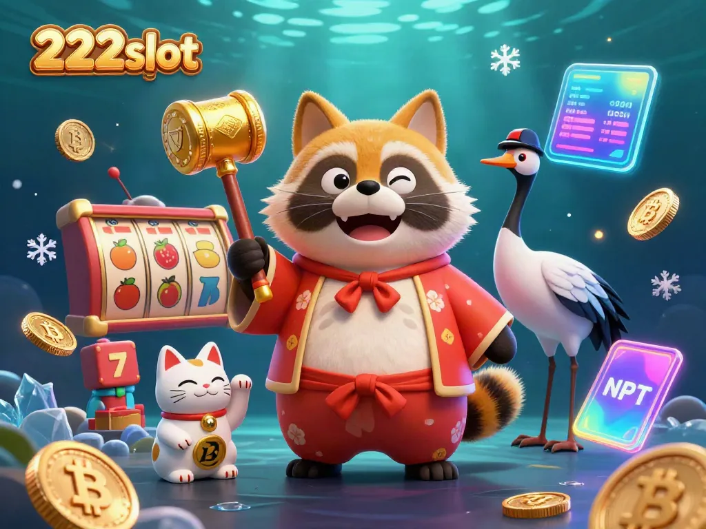 Gali keseruan permainan slot dengan 222slot melalui ilustrasi karakter ceria dalam festival Jepang.
