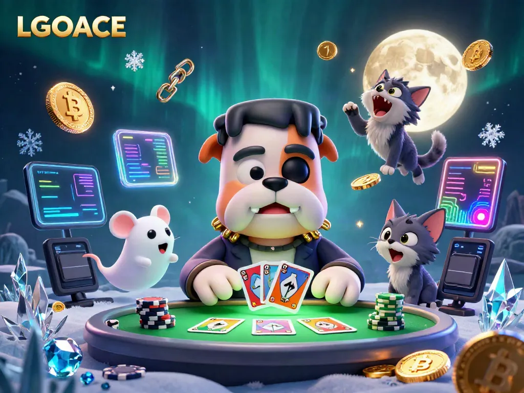Engage with LGOACE's thrilling casino scene featuring vibrant characters and dynamic interactions.