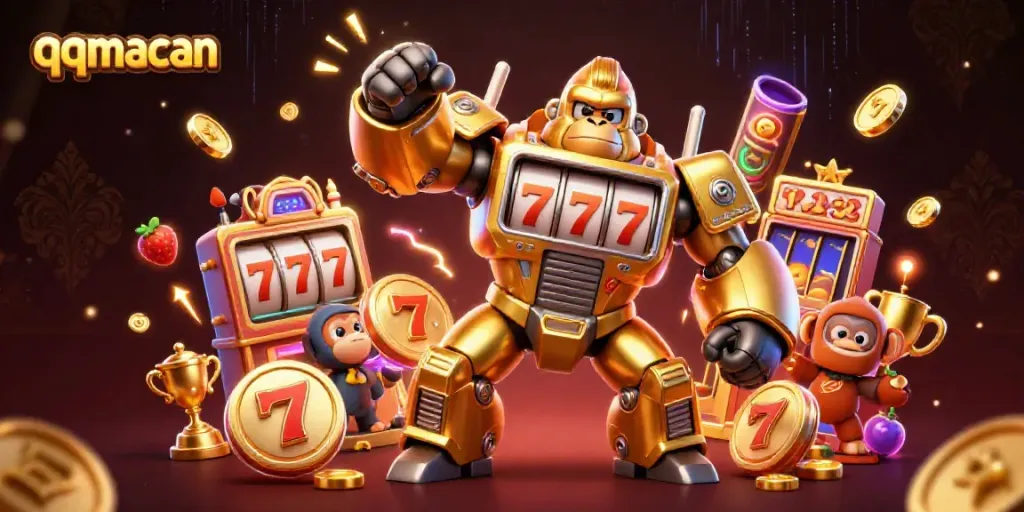 Experience thrilling gameplay with QQMacan's vibrant slot machines and exciting jackpots.