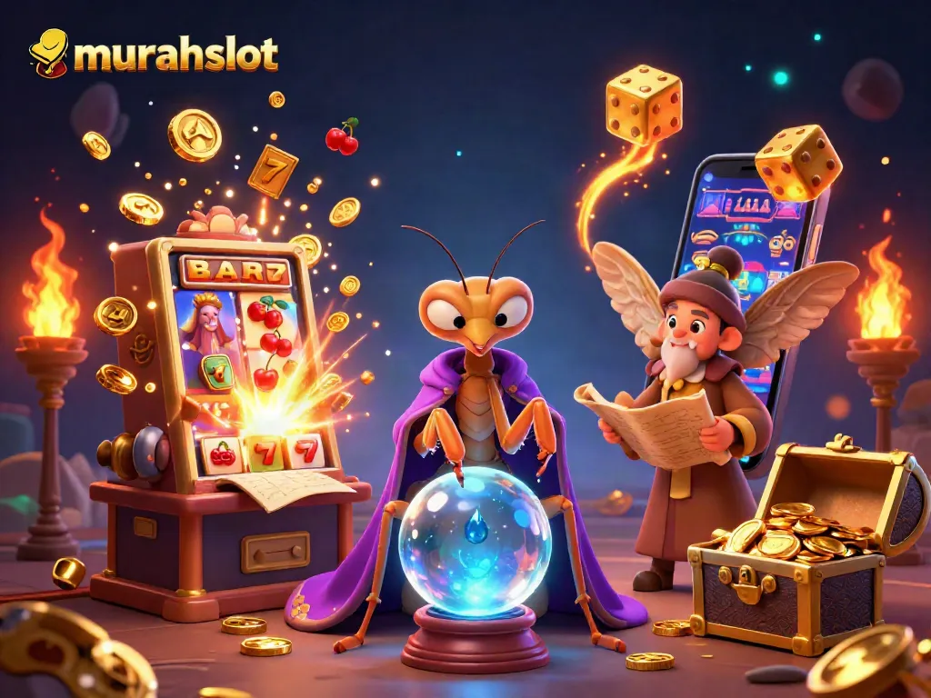Slot jackpot murahslot menunjukkan peluang menang terbaik dengan simbol dan keberuntungan.